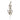 A stunning and realistic faux flower pick pod spray with a gold color and a shiny texture.