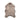 Taupe sheepskin rug with a natural, organic shape and plush, dense fur. The soft, neutral tone complements a variety of interiors, adding warmth and texture.