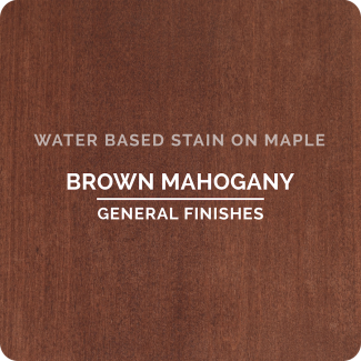 General Finishes Water Based Stain - Brown Mahogany