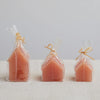 Candle houses wrapped and ready for gifting. 