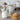 Glass Honey Jar with Acacia Wood Lid & Attached Honey Dipper, styled on the breakfast table with a coffee and a muffin. 