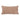 Woven Cotton Blend Lumbar Pillow in a rust color. 