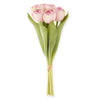 13" Real Touch Tulip Bundle - Pink