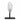 3-inch quartz point on a matte black pedestal. 