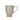 Stoneware Footed Mug in a cream color.