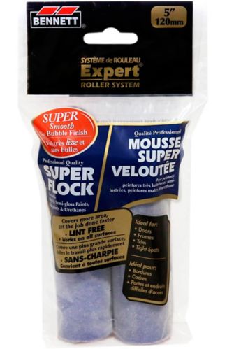 5" Bennett super flock roller - 2 pack