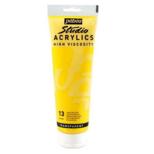 Pébéo Studio Acrylics 100 ml. - 13 Light Azo Yellow