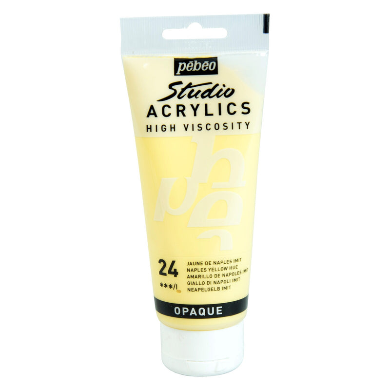 Pébéo Studio Acrylics 100 ml. - 24 Naples Yellow