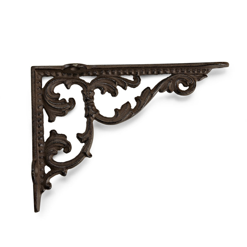 Small Scroll Bracket - Dark Brown