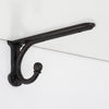 Simple Bracket with Hook - Black