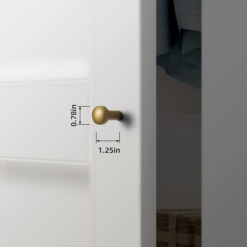Cabinet Knob - Antique Brass
