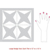 Pinwheels Tile Stencil