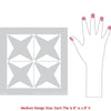 Pinwheels Tile Stencil