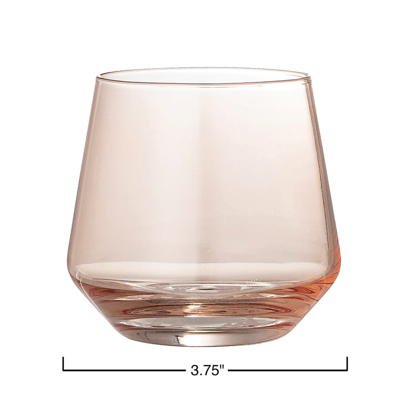 Set of 2, Drinking Glass - Blush