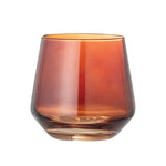 Set of 2, Drinking Glass - Amber