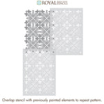 Augusta Tile Allover Stencil