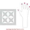 Pinwheels Tile Stencil