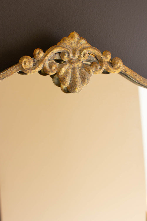 Antique Brass Wall Mirror