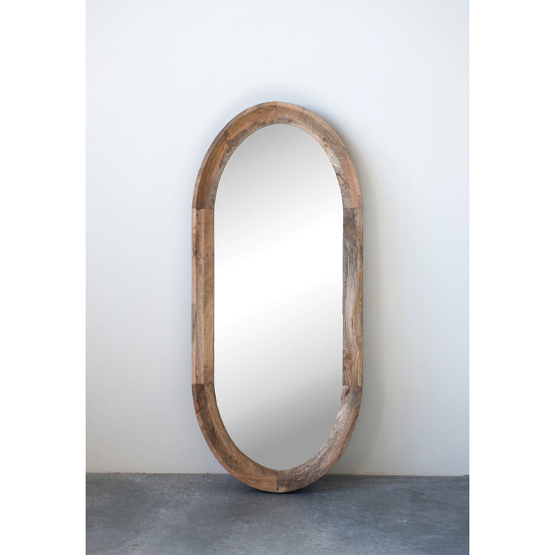 Mango Wood Framed Wall Mirror
