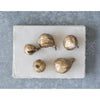 Resin Figs with Antique Finish, Set of 5