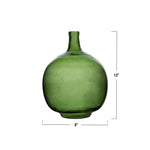 Vintage Reproduction Glass Bottle - Green
