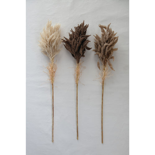 30" Faux Flocked Grain Spray