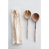 Salad Servers with Wrapped Handles