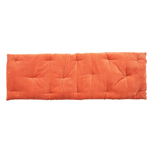 Velvet French Tufted Cushion - Coral