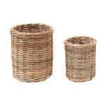 Hand-Woven Wicker Basket/Container