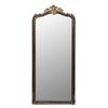 Distressed Framed Wall Mirror - Black