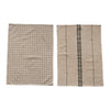 Woven Cotton Blend Tea Towels
