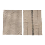 Woven Cotton Blend Tea Towels