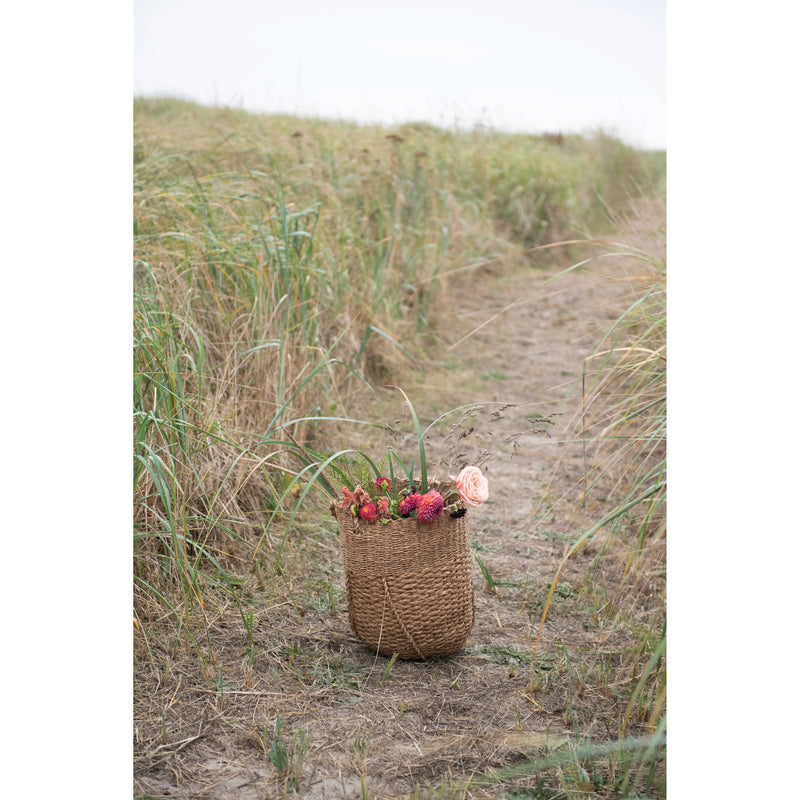 Hand Woven Bankuan Bucket Basket with Handle