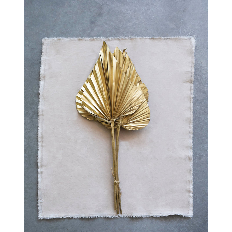 Natural Spear Cut Palm Bunch - Gold