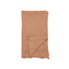 Cotton Waffle Weave Throw with Fringe - Putty