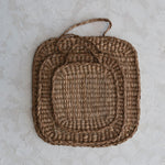 Hand Woven Bankuan Trivets with Handle
