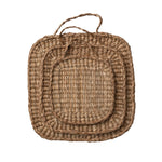 Hand Woven Bankuan Trivets with Handle