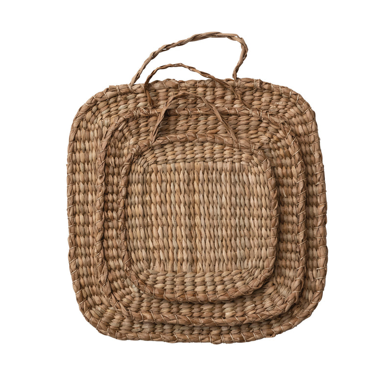 Hand Woven Bankuan Trivets with Handle