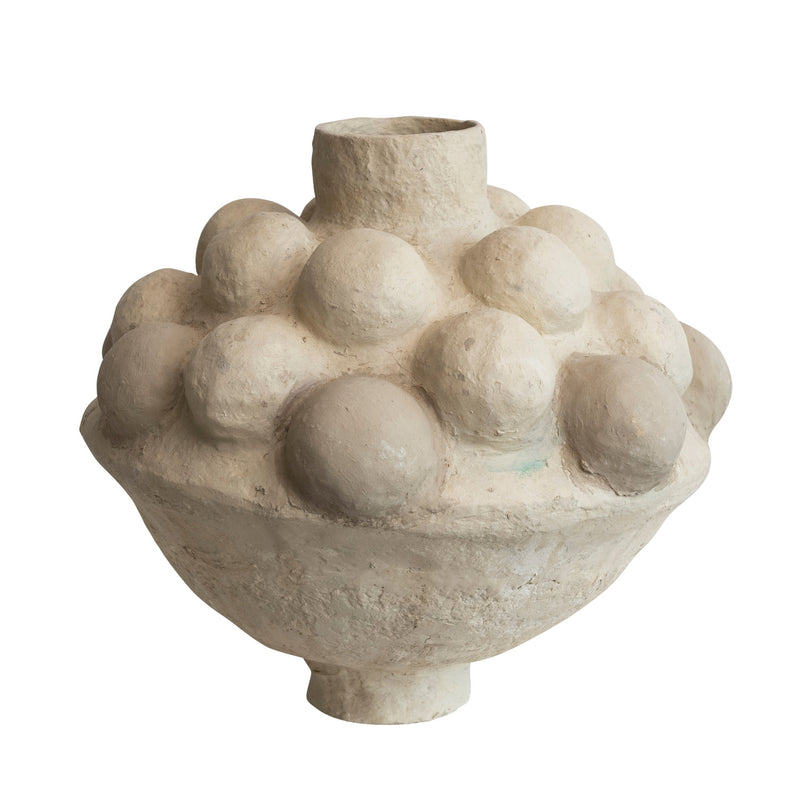 Paper Mache Bubble Vase