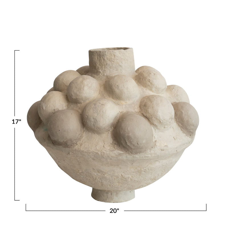 Paper Mache Bubble Vase