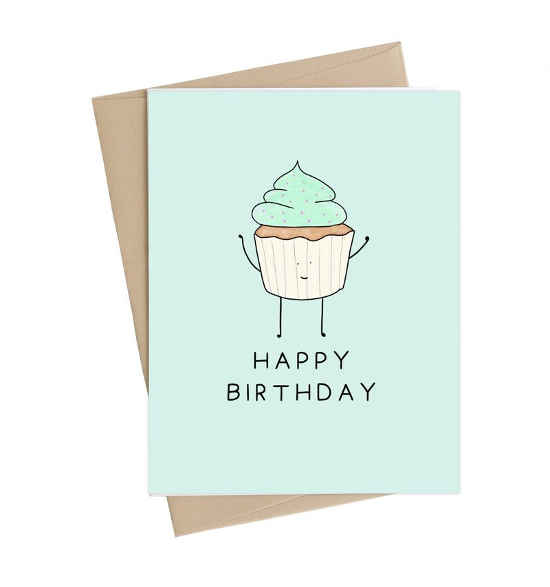 Cupcake Birthday Card