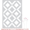Bird's Eye Ikat Allover Stencil