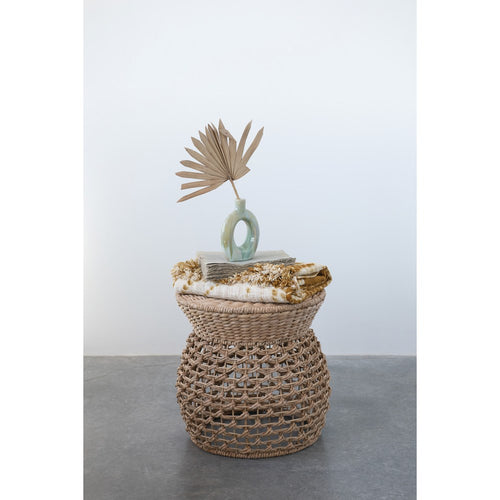Woven Rattan Stool