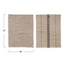 Woven Cotton Blend Tea Towels