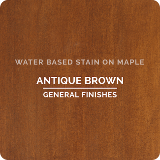 General Finishes Water Based Stain - Antique Brown