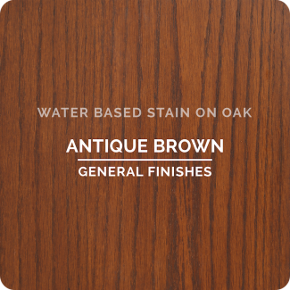 General Finishes Water Based Stain - Antique Brown