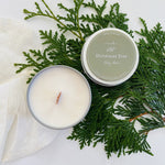 Christmas Tree Tin With Wooden Wick
