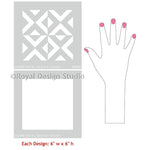 All The Angles Moroccan Craft Stencil