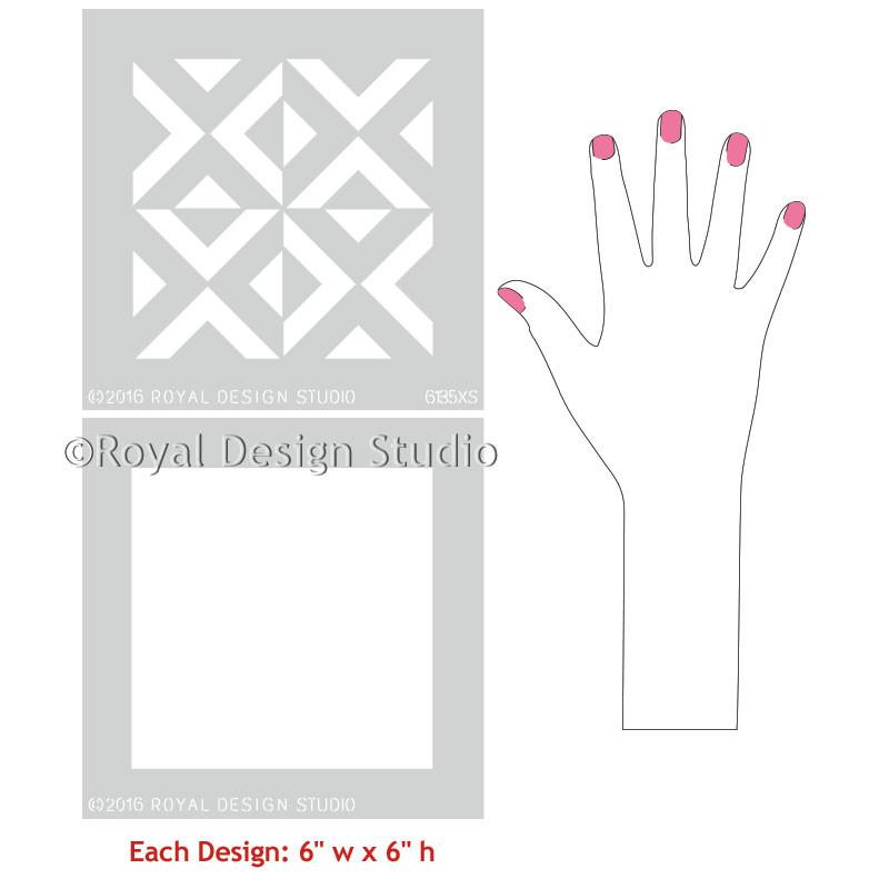 All The Angles Moroccan Craft Stencil