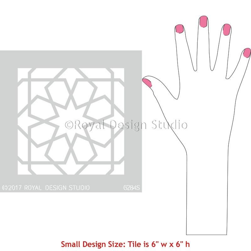 Rabat Tile Stencil